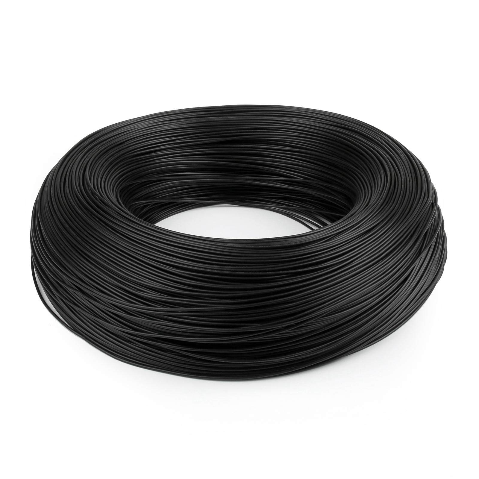 20M Black Flexible Stranded UL1007 20AWG Electronic Wire PVC Cable 300V ROHs