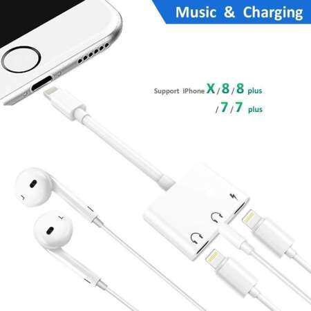 Auswaur 3.5 มิลลิเมตรสายออดิโอ, ชายเครื่องเสียงสเตอริโอ AUX สายออดิโอ, ใช้งานร่วมกับ iPhone 7/7 จุด/8/8 จุด/X รถลำโพงสเตอริโอหรือหูฟังแจ็ค