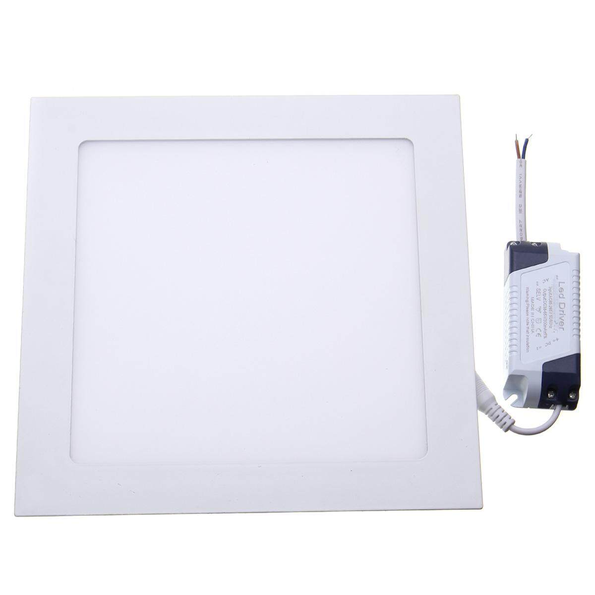 LOT 20W Square Recessed Ceiling Panel Cool White/Warm White LED Lamp 85-240V