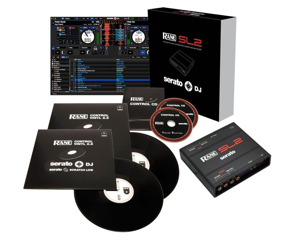 Rane SL2 Serato DJ インターフェース バイナル2枚 CD2枚 Rane SL2