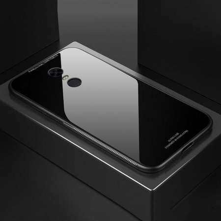 แก้วเคสสำหรับ Xiaomi Redmi 5 กรณี HD ป้องกันกระจกเทมเปอร์ฝาหลังสำหรับ Redmi 5 HOUSING - INTL
