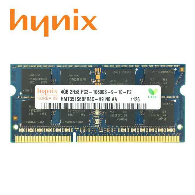 Hynix ddr3 ram 4gb 1333mhz pc3-10600 cho bộ nhớ máy tính xách tay 1.5v