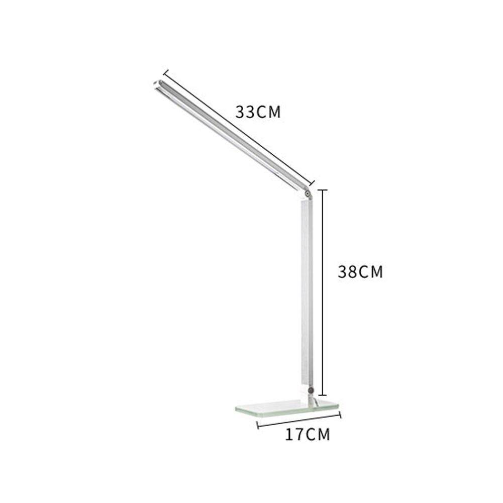 Đọc Đèn Để Bàn Bảo Vệ Mắt Hợp Kim Nhôm Có Thể Gập Lại Đầu Giường LED Di Động