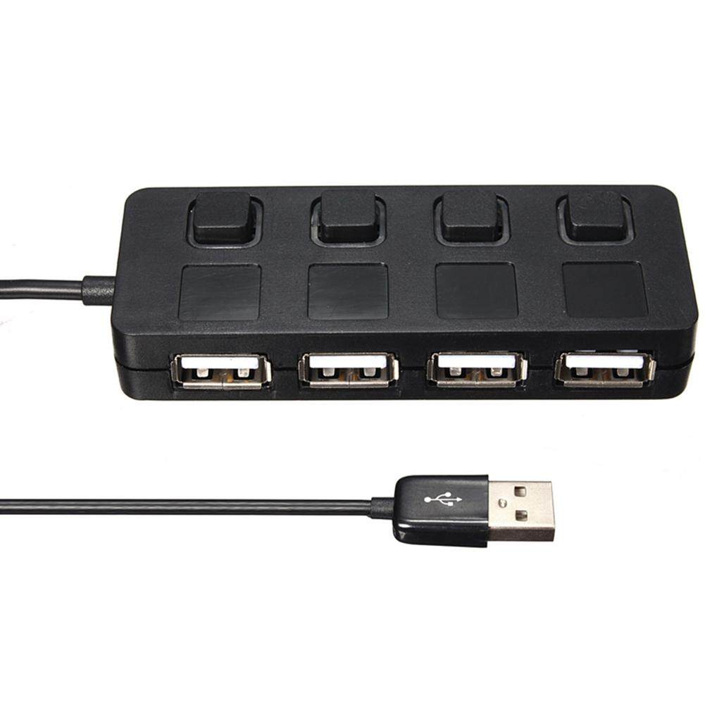 Đen 1 Ra 4 CỔNG USB 2.0, 4 Cổng USB Truyền Dữ Liệu Hub Sạc