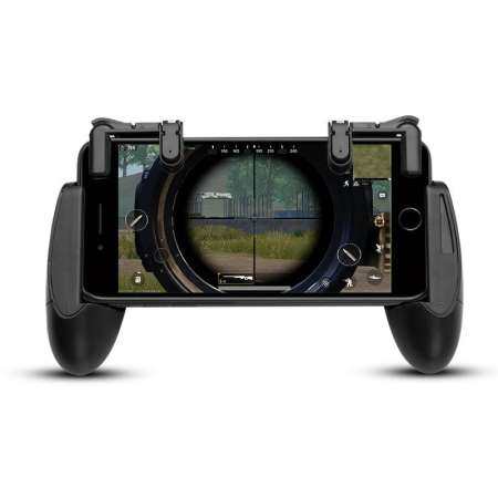 PALIGHT Gamepad ไร้สาย Trigger Controller สำหรับ PUBG กฎของการอยู่รอด (1 เซ็ต: ซ้าย/ขวา, ปุ่มจับ) - INTL