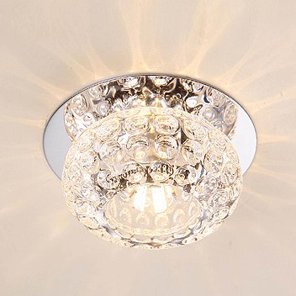 Modern 3w 5w Crystal LED Ceiling Chandelier Light Spotlight Downlight Cool White [5w]