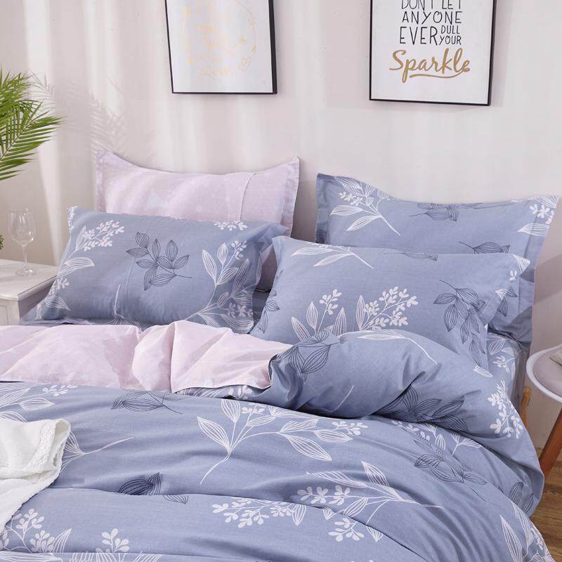 100% Cotton Trang Bị Bedsheet Bộ Chăn Ga Gối (1 Thoải Mái + 1 máy tính Trang Bị Bedsheet + 2 vỏ Gối ốp lưng)