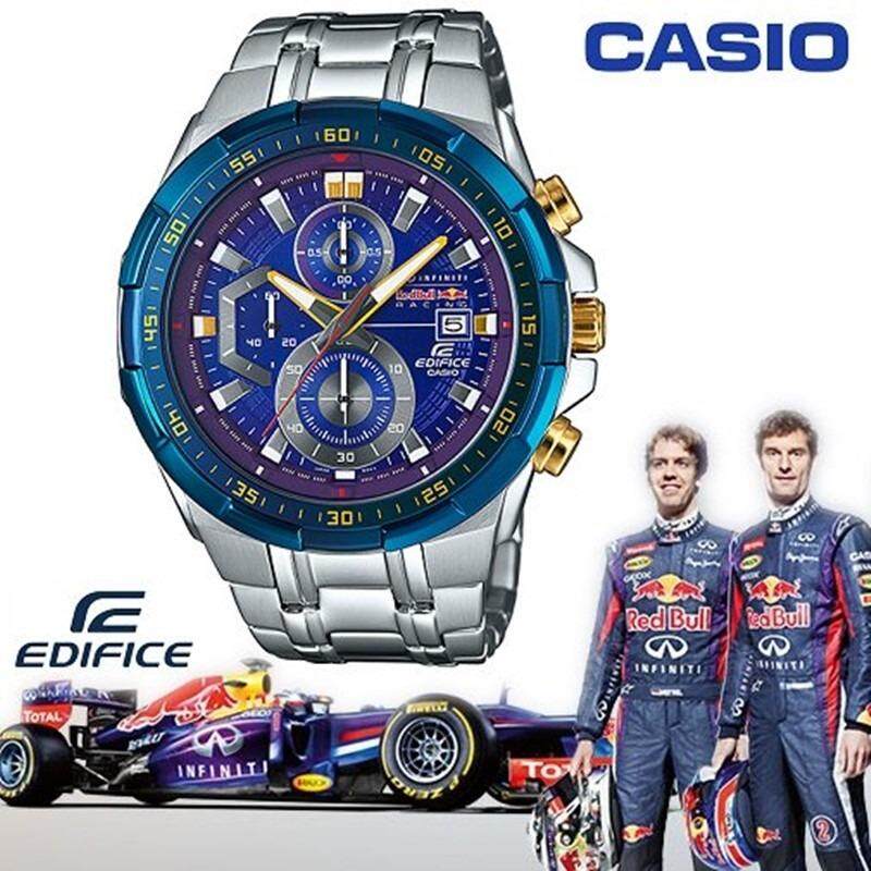 (Stok Tersedia) Original Jam Tangan Casio Pria Kasual Sederhana Tahan Air 2018 Edisi Terbatas Jam QUARTZ Asli Jam Tangan Pria EFR539RB-2A-01