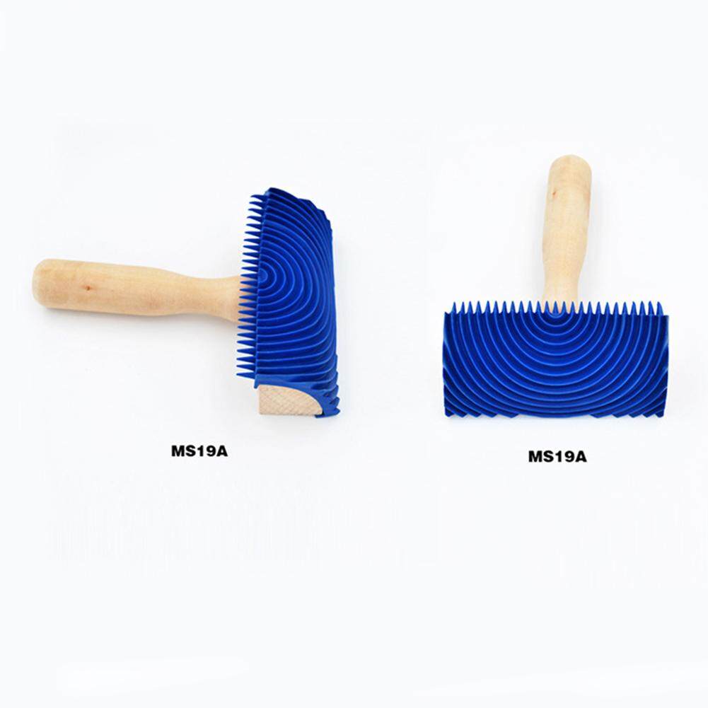 Imitation Wood Grain Paint Brush for Liquid Wallpaper Decoration Tool Specification:MS19A