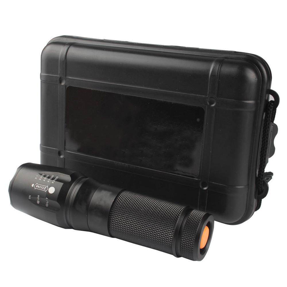 6000lm X800 Tactical Flashlight LED Zoom Military Torch G700