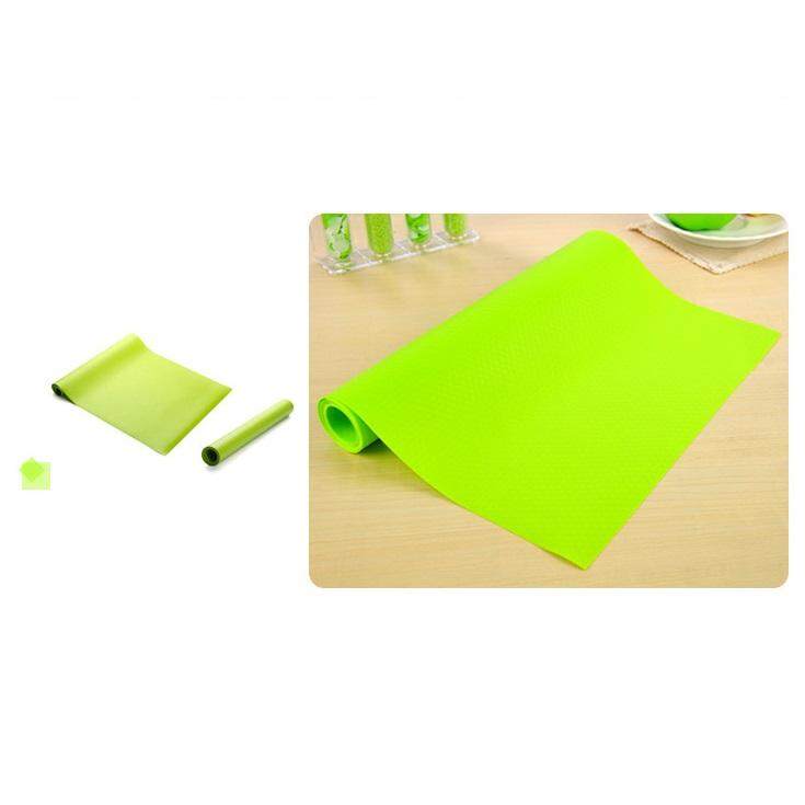 NBS 4pcs Refrigerator Pad Antibacterial Antifouling Mildew Moisture Tailorable Pad Refrigerator Mats Fridge Waterproof Pink Blue Green