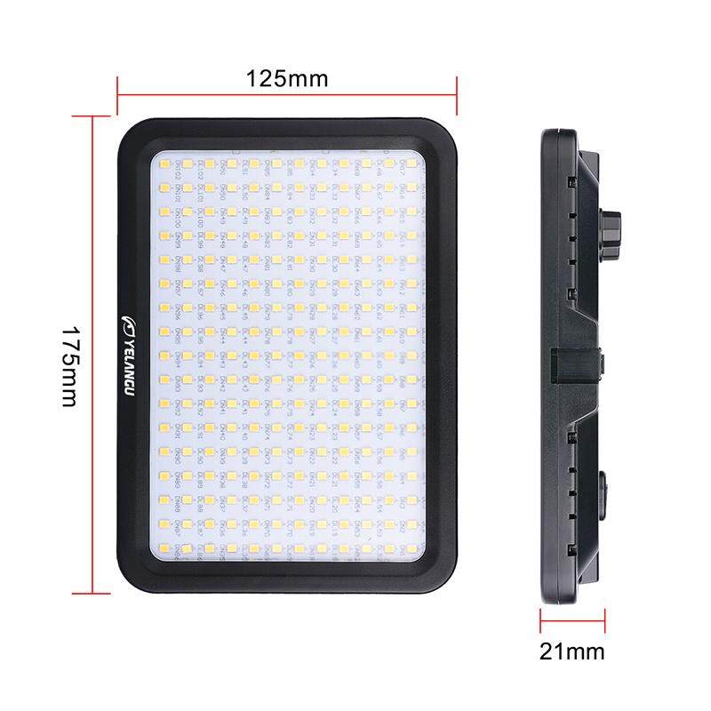 204 ĐÈN LED Âm Trần Bảng Điều Khiển Video Lấp Đầy Ánh Sáng Protable Máy Quay Phim Chụp Ảnh Ánh Sáng cho MÁY ẢNH SLR Kỹ Thuật Số Video