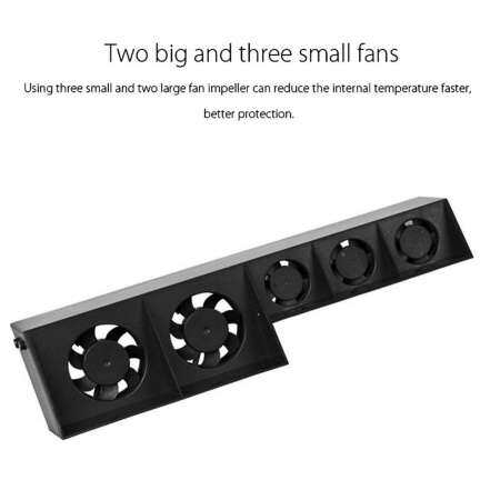 สายเคเบิล USB มัลติฟังก์ชั่น External Cooler พัดลมระบายความร้อนสำหรับ PlayStation สำหรับ PS4