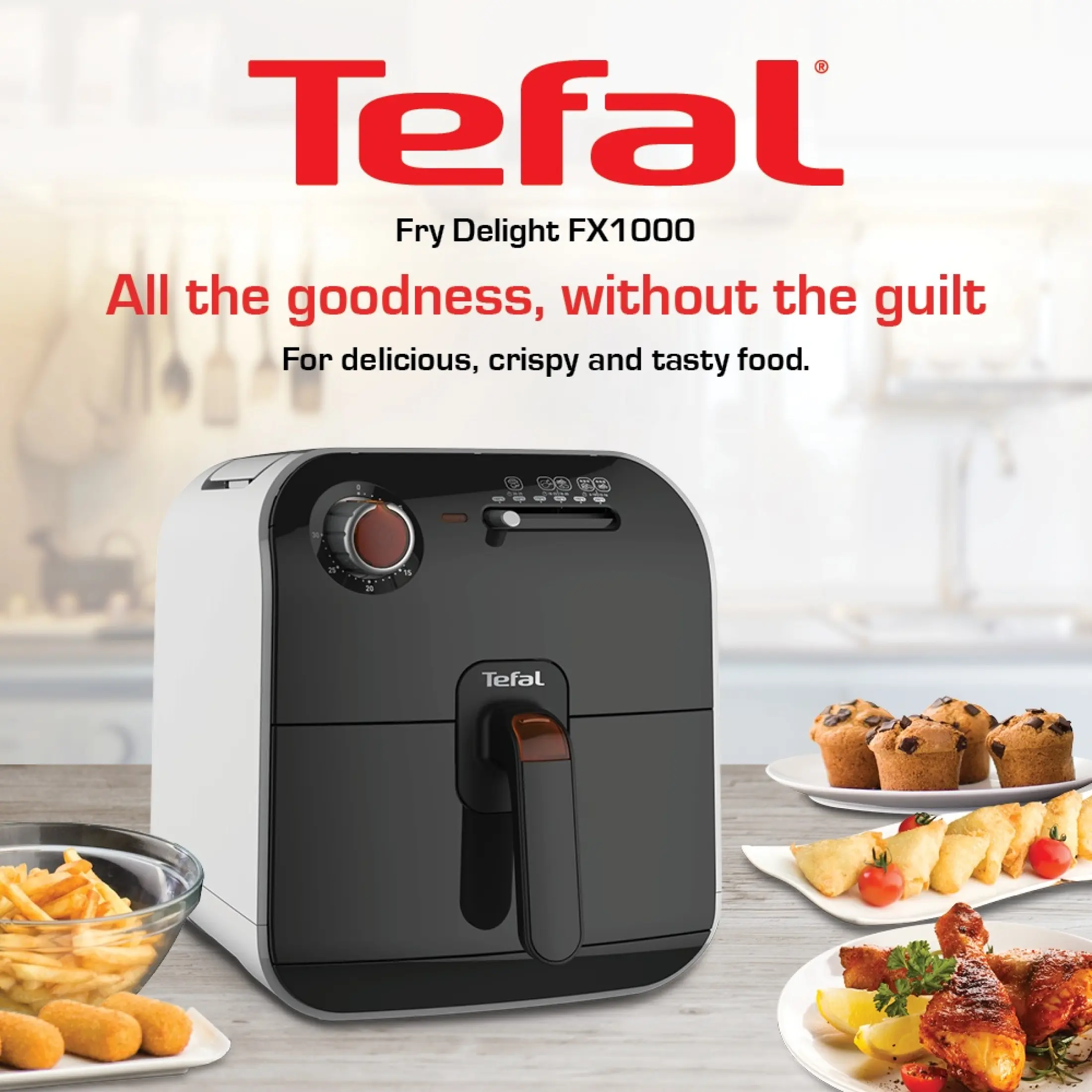 Tefal Fry Delight Meca White Fx1000 Pgmall 5300