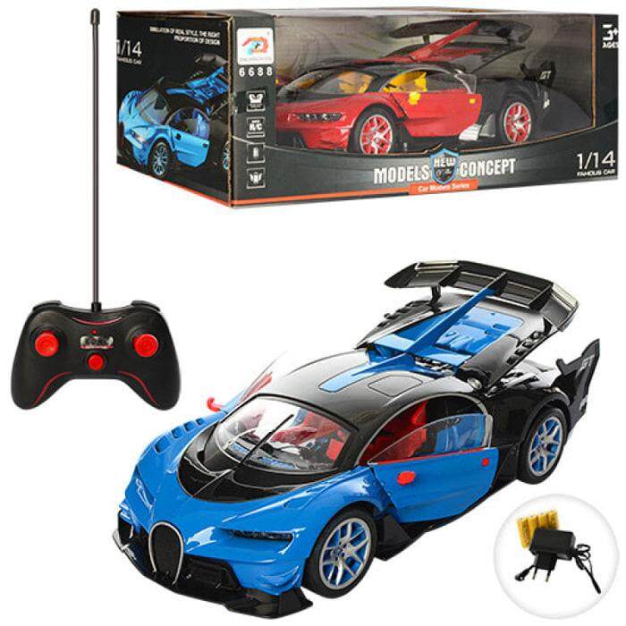 Remote Controlled Bugatti GT Model car Opening Doors & Bonnet 1:14 ...