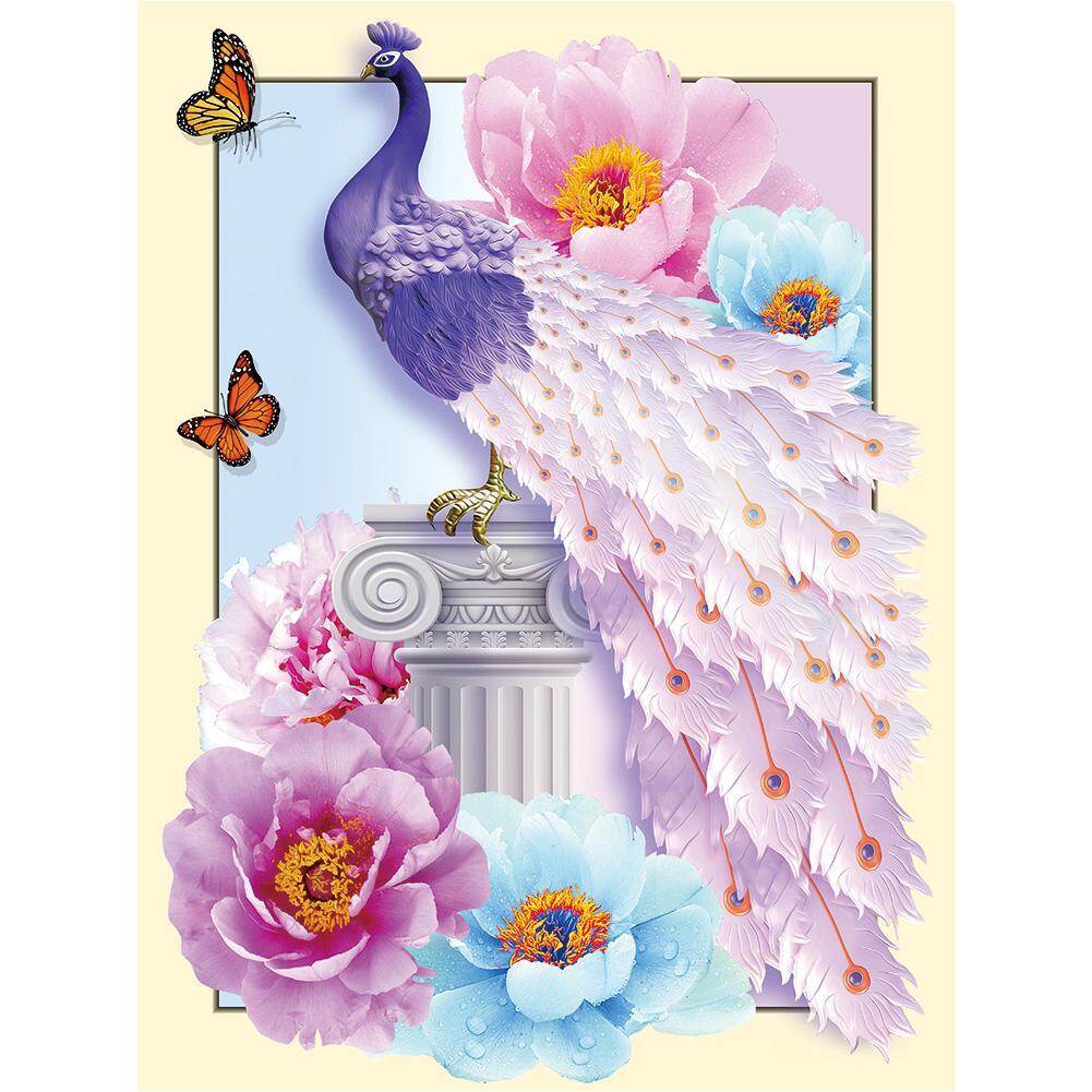 Trustinyou 5d Diamond Lukisan Burung Merak Diy Kerajinan Mosaik