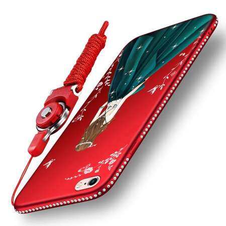 สำหรับ Apple iPhone 6/6 วินาทีกรณีหรูหรา 3D กรณีพลาสติกนุ่ม Coque สำหรับ iPhone 6 ซิลิคอน Glitter พลอยเทียมปกคลุมฝาครอบ - รุ่นมาตรฐาน 3*1 (Multicolor-1) - นานาชาติ