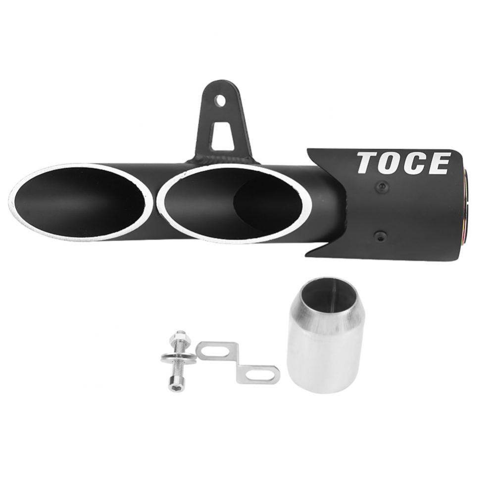 Suzuki GSX-R Exhaust Tip Dual-Outlet Exhaust Tail Pipe/Muffler Tip For Yamaha YZF-R6 & Suzuki GSX-R - Black Motorcycle Exhaust Tip - Foto 3