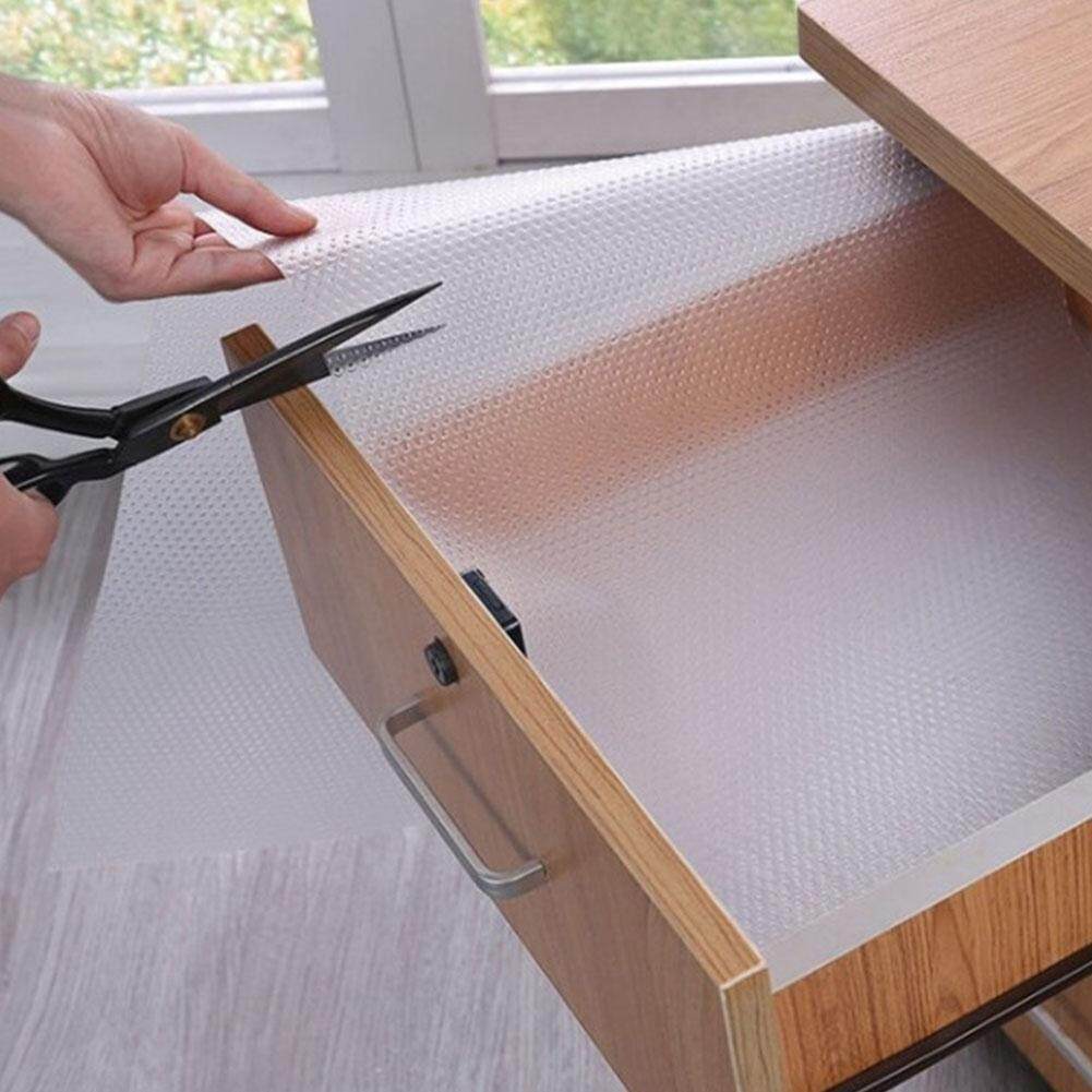 Shuaicai 45*120 cm Dày Trong Suốt Ngăn Kéo Thảm Cách Nhiệt Chống Ẩm Placemat Tủ Quần Áo Tủ Giày Miếng Lót