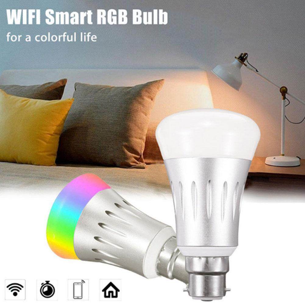 B22 WIFI Điều Khiển Bằng Giọng Nói Thông Minh Không Dây Cho Google Nhà Đèn Led Nhà Có Thể Điều Chỉnh Màu Sắc