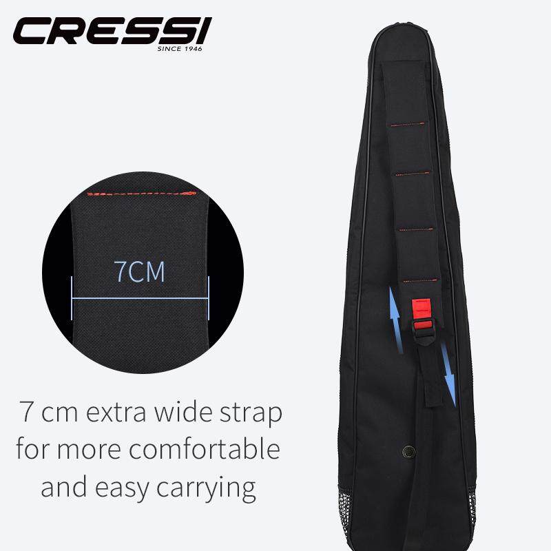 รีวิว Cressi NEW GARA Free Diving Fin Bags Long Flipper Package Bag