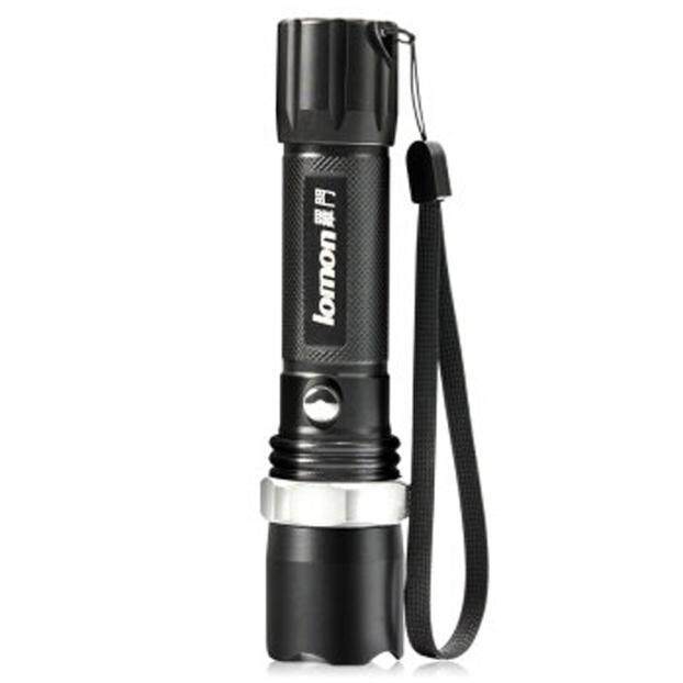 LOMON IPX-6WaterproofLED Outdoor Tactical Flashlight Zoom Bicycle Headlight Lamp