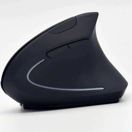 2.4G Wireless 1600 dpi เมาส์แบบออปติคัลแบบเออร์โกโนมิคแนวตั้งเมาส์สำหรับเล่นเกมส์เมาส์คอมพิวเตอร์