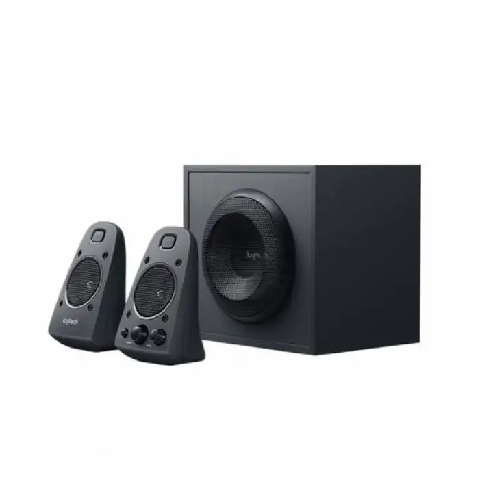 logitech z625 speaker system with subwoofer and optical input