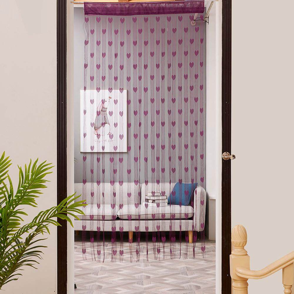 Senteniced 50x200 cm Trái Tim Dây Màn Cửa Sổ Cửa Bộ Chia Curtain Valance