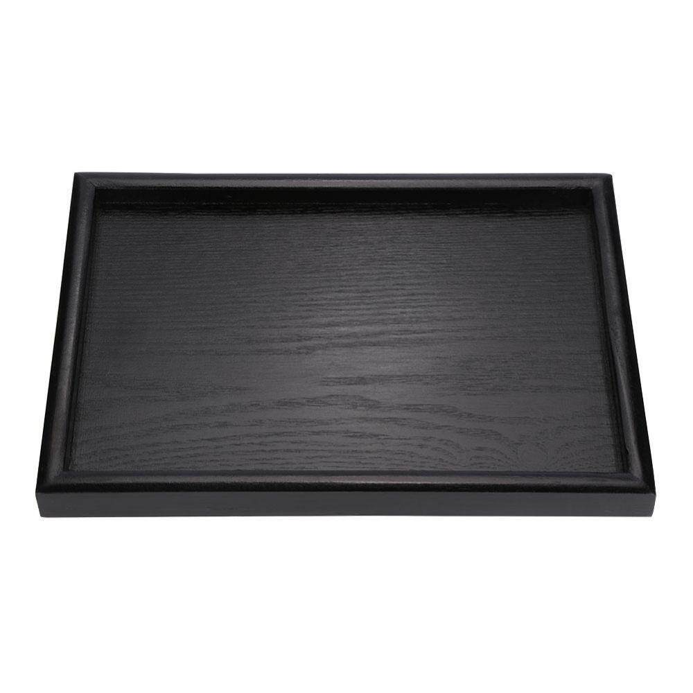 Hình chữ nhật Gỗ Cà Phê Ăn Thực Phẩm Phục Vụ Khay Đĩa Nhà Hàng Khay 30*20*2 cm- quốc tế