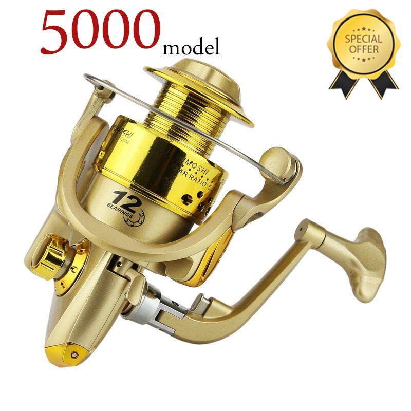 Yumoshi 12bb - Fishing Reels Spinning Reel 5.5:1 China Feeder Carp Equipment Reel Carretilha De Pesca Molinete Shimano (5000)