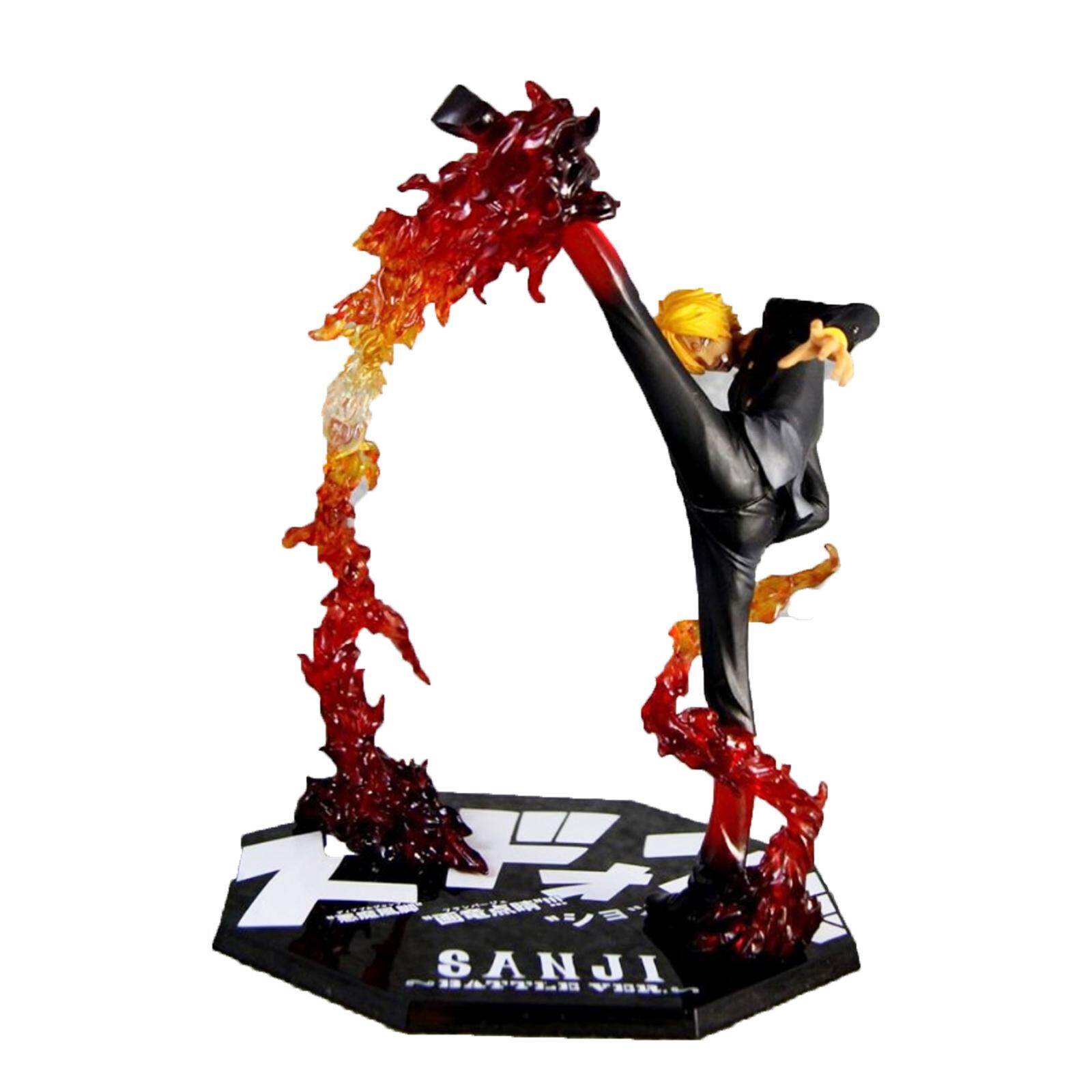 Japanese Anime One Piece 17cm Vinsmoke Sanji Diable Jambe Fire Kicking Figurine Toys For Boys Lazada