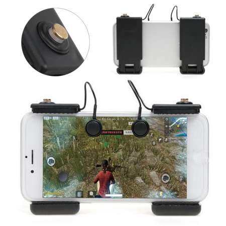 โทรศัพท์มือถือเกม L1R1 Controller นักกีฬาปุ่มไฟสำหรับ PUBG Fortnite - INTL