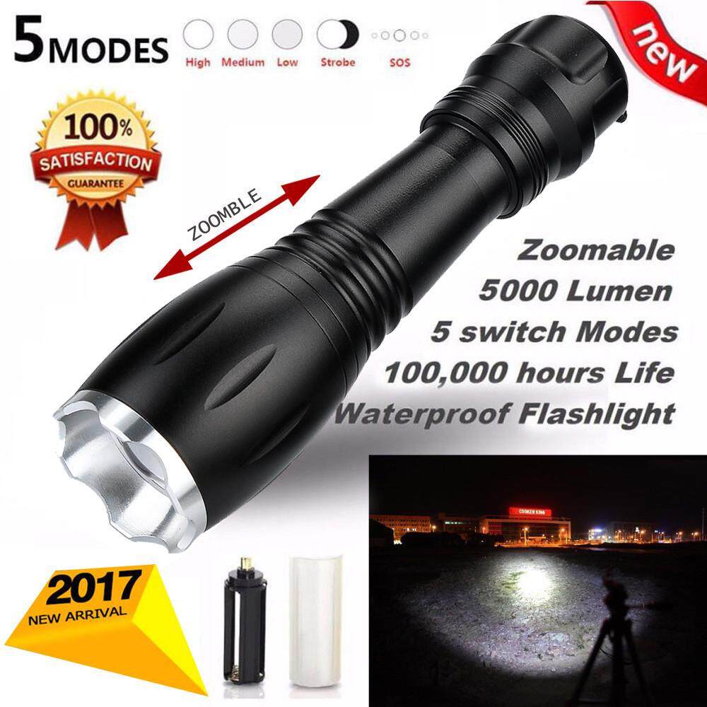 G700 Flashlight 5000lm BRIGHT X800 Tactical LED Military ShadowHawk Design