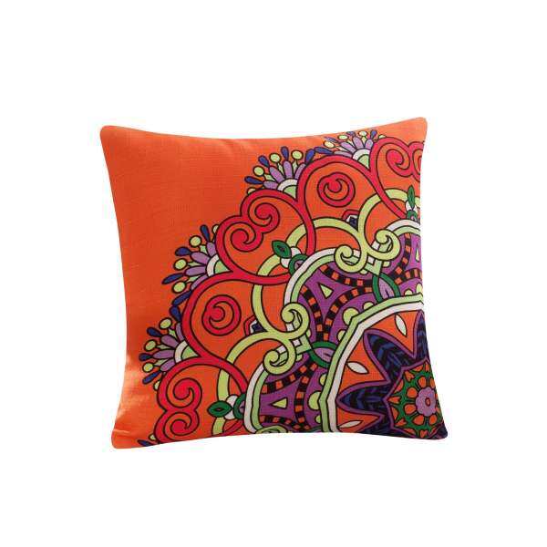 Bohemia Retro Flower Office Pillowcase Cushion Cover Bags Home Car Decor - intl