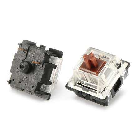40x Brown 3 Pin Mechanical Switch Keyboard Replacement for Gateron RGB Series