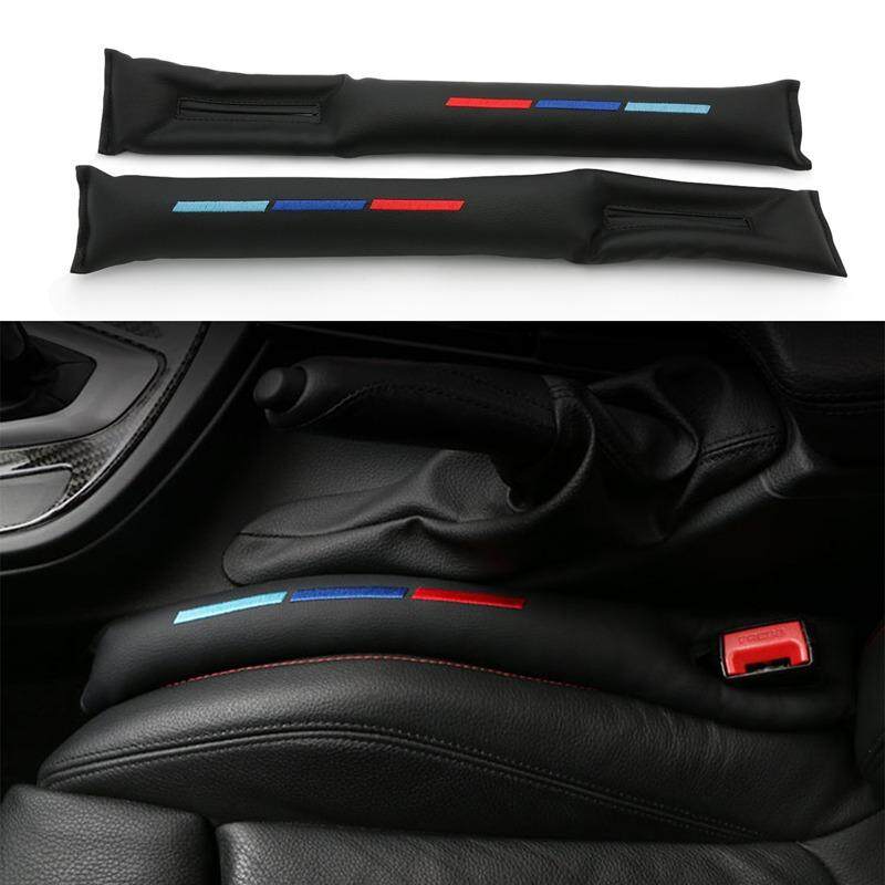 For M Logo Car Seat Gap Filler Box Hand Brake Storage Pu Leather Fir Bmw Sports M5 E46 E36 F10 E90 F30 F20 E39 X3 X1 X5 E53 E60