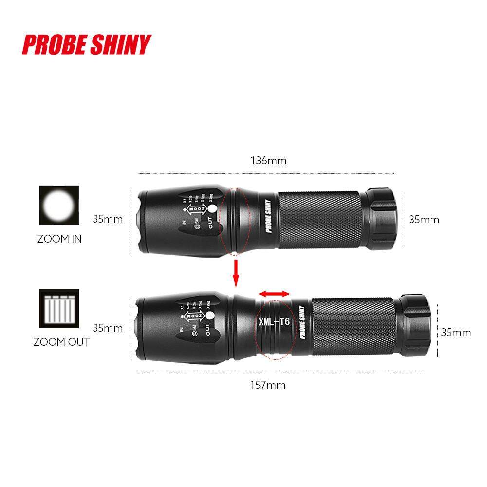 G700 X800 LED Zoom Military Grade Tactical Flashlight Shadowhawk