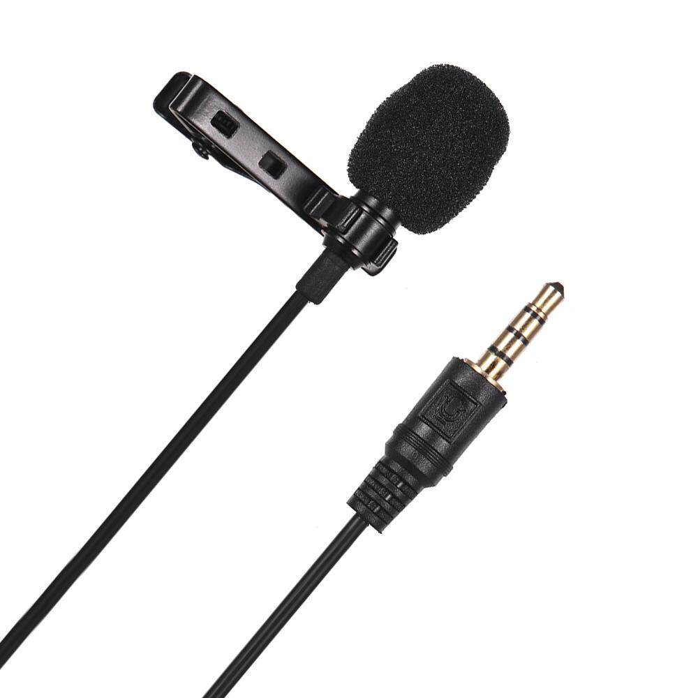 Mini Tie Lapel Clip-on Wired Microphone Mic 3.5mm Plug for Smartphone ...