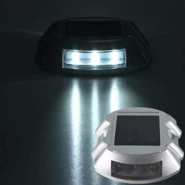 SOLMORE Waterproof Solar Light LED Underground Garden Road Path Security Lamp White