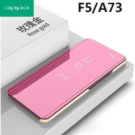 ACUC สำหรับ OPPO F5 A73 A75T A59 F5 เยาวชนดูกระจกสมาร์ทพลิกขาตั้ง 916