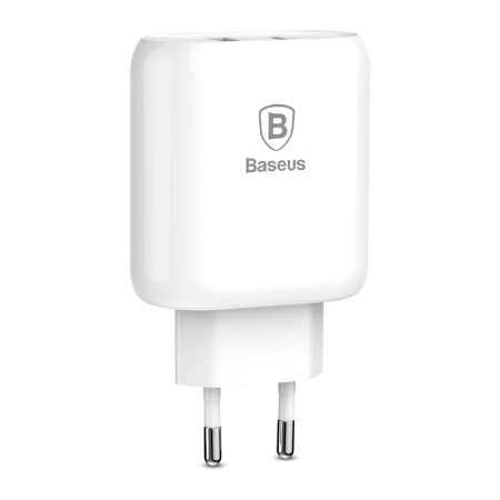 BASEUS Bojure Series ชุดชาร์จ 32 วัตต์ประเภท - C PD3.0 และแท่นชาร์ต USB แบบเร็ว + ประเภท C ถึง 8 ขา - INTL
