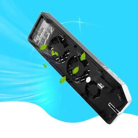 QNSTAR น้ำหนักเบา USB พัดลมทำความเย็นอุปกรณ์ระบายความร้อน Cooling สำหรับคอนโซลเอ็กซ์บ็อกซ์วันสีดำ