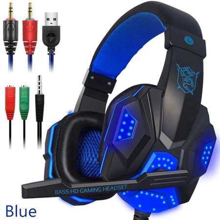 คุ้มค่าเมื่อซื้อชั่วโมงนี้ Big Sale Over Ear Gaming Headset with Mic and LED Light
for Laptop Cellphone PS4 เสนอสินค้าคุณภาพ