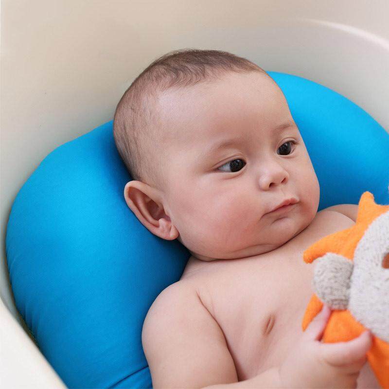 Baby Bathing Mat Bathtub Shower Cushion Anti-skid Soft Seat Newborn Bath Pad - intl