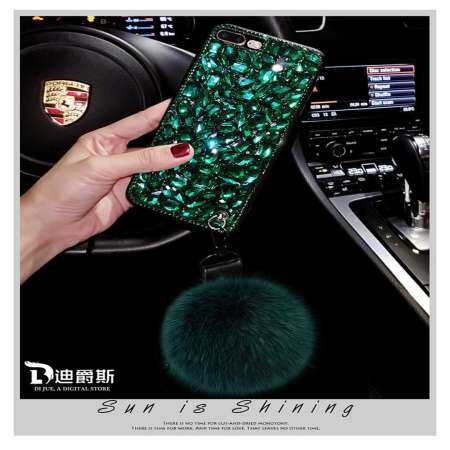 สำหรับซัมซุงกาแล็คซี่ S6 EDGE PLUS Luxury เพชรพลอยเทียมบลิงโปร่งใส TPU กรณีครอบคลุม