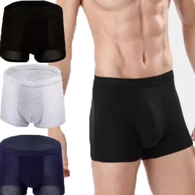 3 pcs Men Underwear Bamboo Fiber Cotton Boxers Briefs Comfort Soft Underwear Underpants Microfiber Trunk for female modal