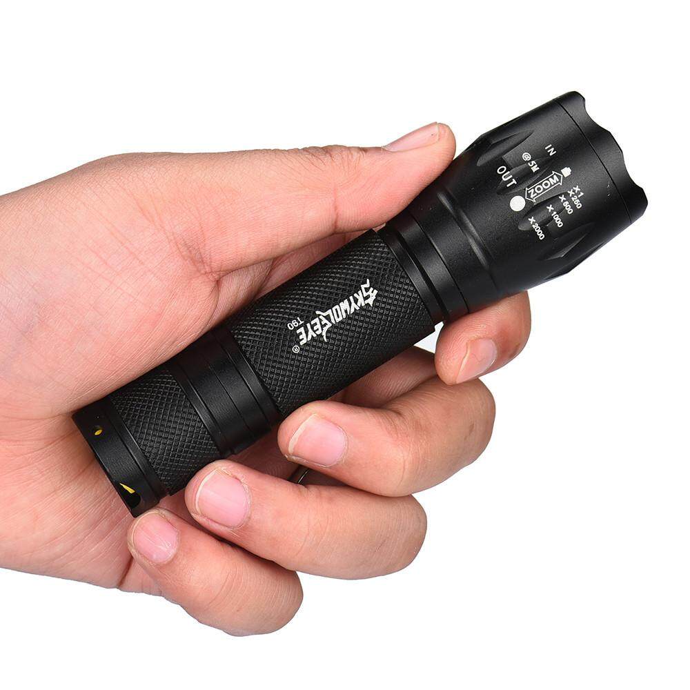 Tactical T6 Zoomable LED Flashlight X800 G700 Charger Torch Lamp