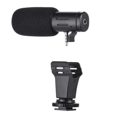 Mobile Phone Microphone Universal Mini Portable Video Record Microphone for DSLR Cameras