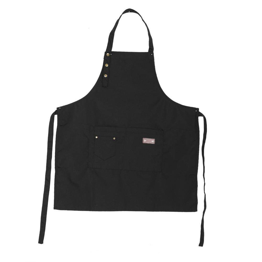 epayst Adjustable Buckles Style Canvas Apron Kitchen Cooking Coffee Shop Waitress Work Uniform